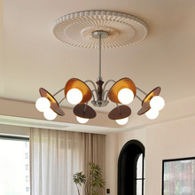 2025年新款中古风客厅灯具法式复古大厅主灯美式个性卧室餐台吊灯