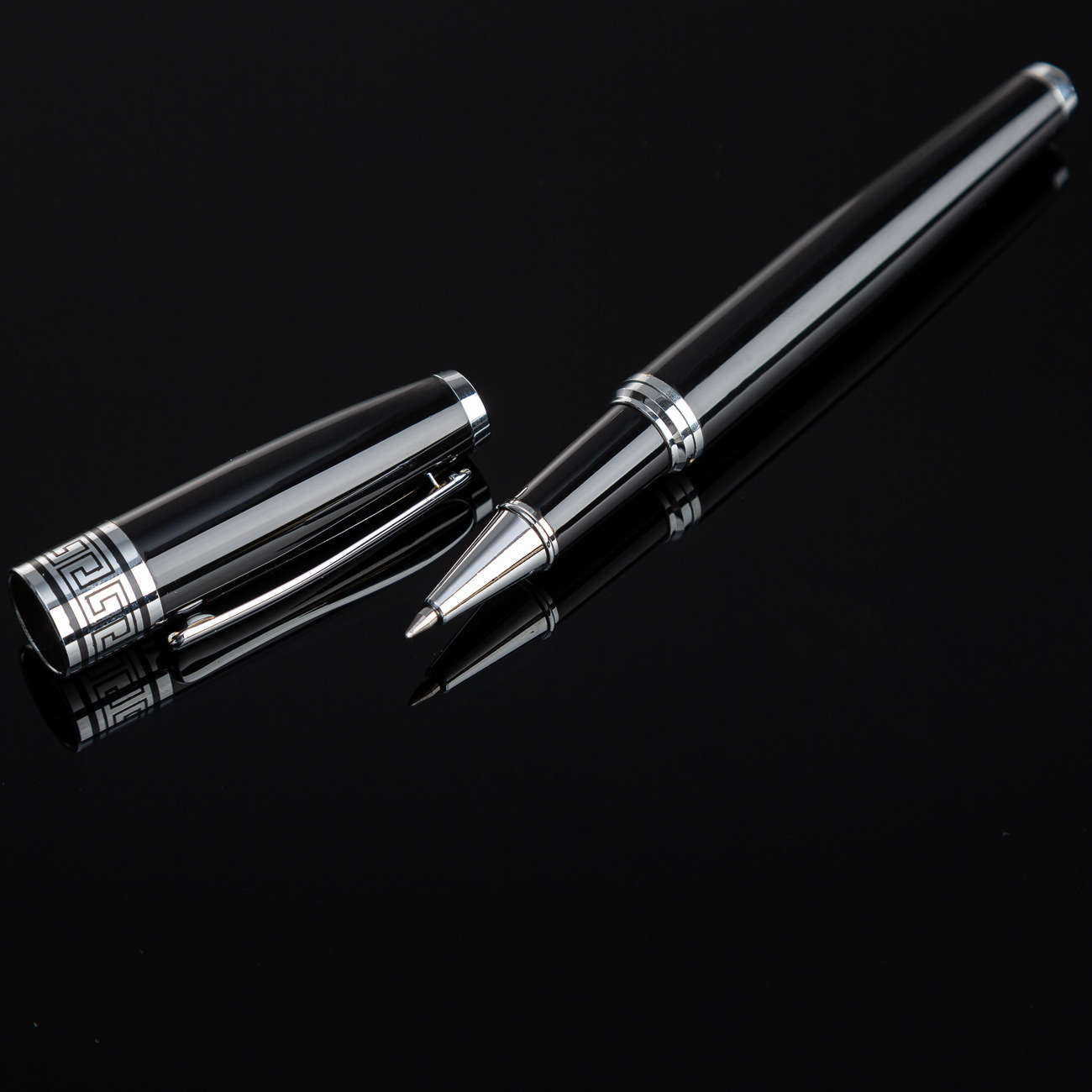 Bolígrafo de metal pluma firma pluma de gel regalo publicitario pluma de negocios texto de negocios creativo regalo de la mano pluma de la firma