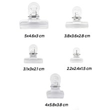 透圆头夹明塑料夹简约ins风学生试卷创意分类圆形弹簧夹塑料小夹