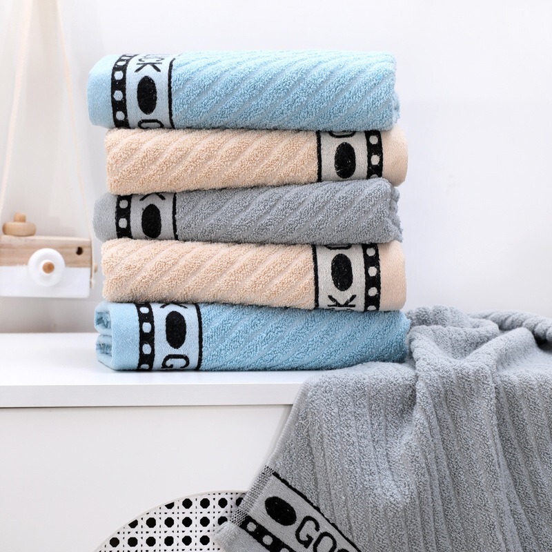 Pure Cotton Towels Are Water-Absorbent, Skin-Friendly and Lint-Free. Household Bath Towels, Beauty Shop Bathhouse Special Towels Can Be Customized with Logos