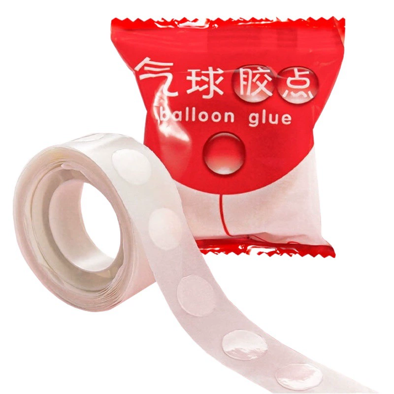 100-точечный воздушный шар клеевая точка свадебные принадлежности наклейка в горошек воздушный шар клеевая точка бесшовный двусторонний клей зерно свадебное украшение