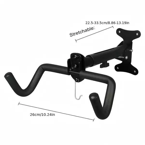 Cross-Border Custom-Made Bicycle Wall Mount Rack, Mountain Bike Wall Dual Hook Fixed Hanger Display Rack