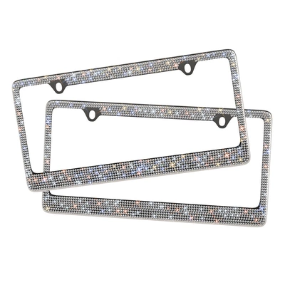License plate holder/license plate holder, License Plate Frame with Diamond License