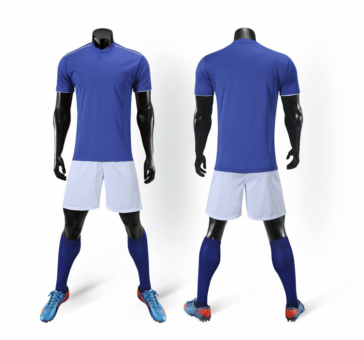 Nuevo tablero ligero de verano Traje de fútbol Traje de entrenamiento de competición de manga corta para hombres Ropa deportiva Impresión impresa personalizada