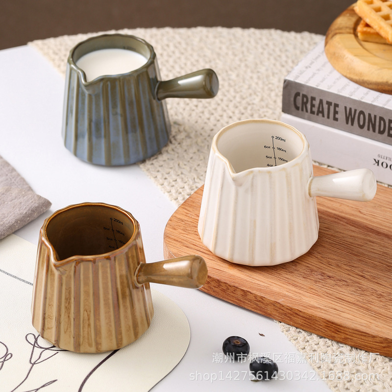 Cross-border ceramic espresso cup with handle, milk jug cup, Amazon ceramic coffee set, Italian espresso milk jug cup Cross-border ceramic espresso cup with handle, milk jug cup, Amazon ceramic coffee set, Italian espresso milk jug cup