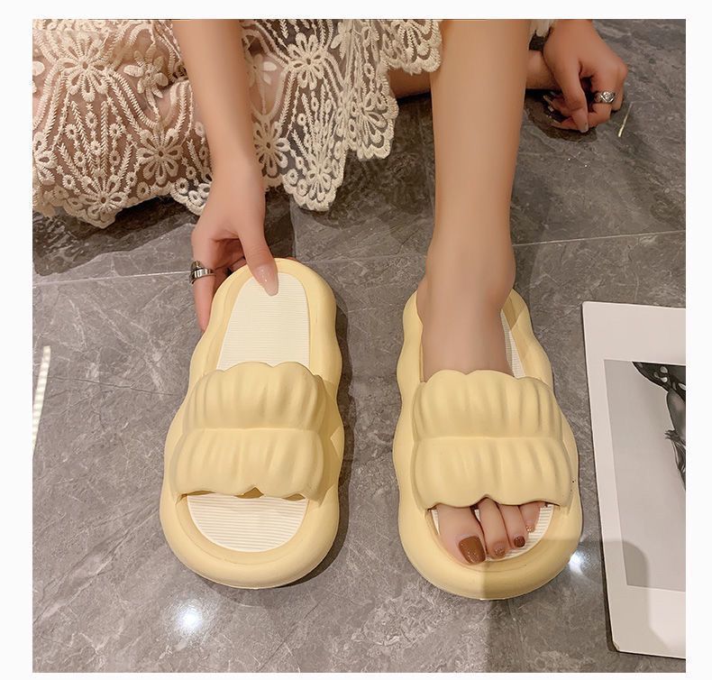 Women Slippers Flip-Flops Pool Rubber Leather Quick Drying Sandals_voghion.com
