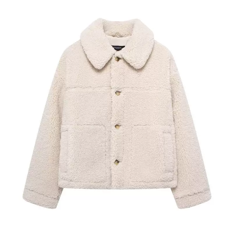 Demi-season velvet jacket for leisure, city style