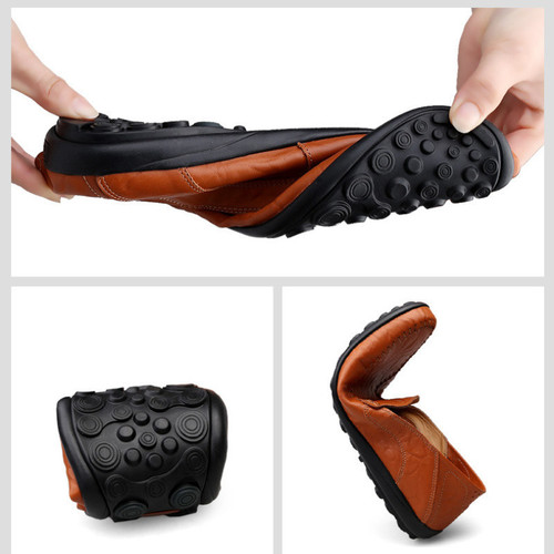 Men's Spring and Summer Breathable, Versatile, Thin Bean Pod Shoes, Loafers, Soft Sole, One-Piece Casual Shoes