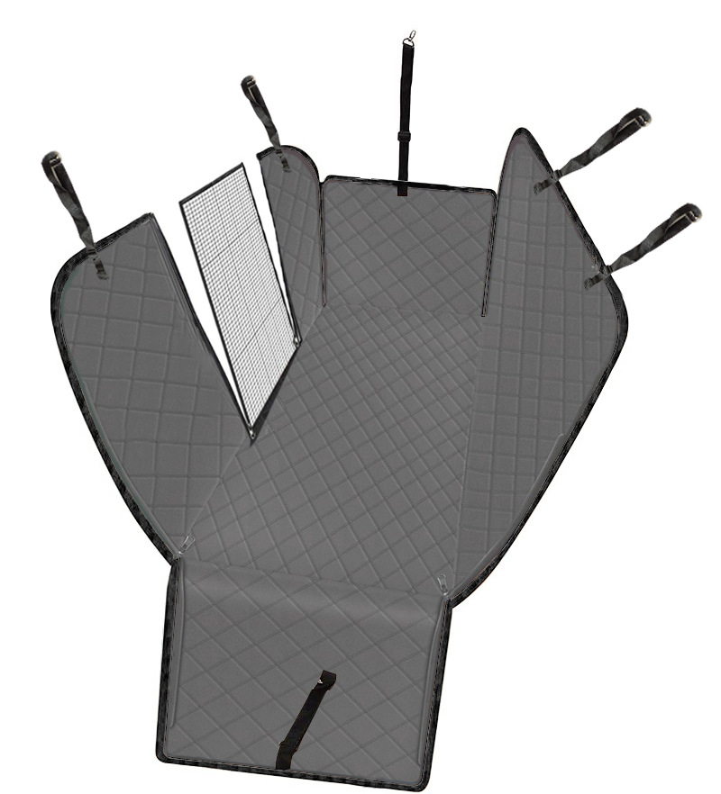 메쉬 통풍 회색 퀼트면 (지퍼)