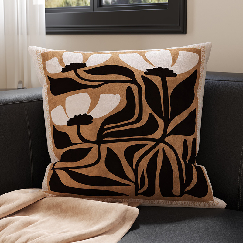 Sofá de estilo medieval almohada retro almohada doméstica cabezal de cama almohada de cama almohada de ventana con núcleo desmontable y lavable