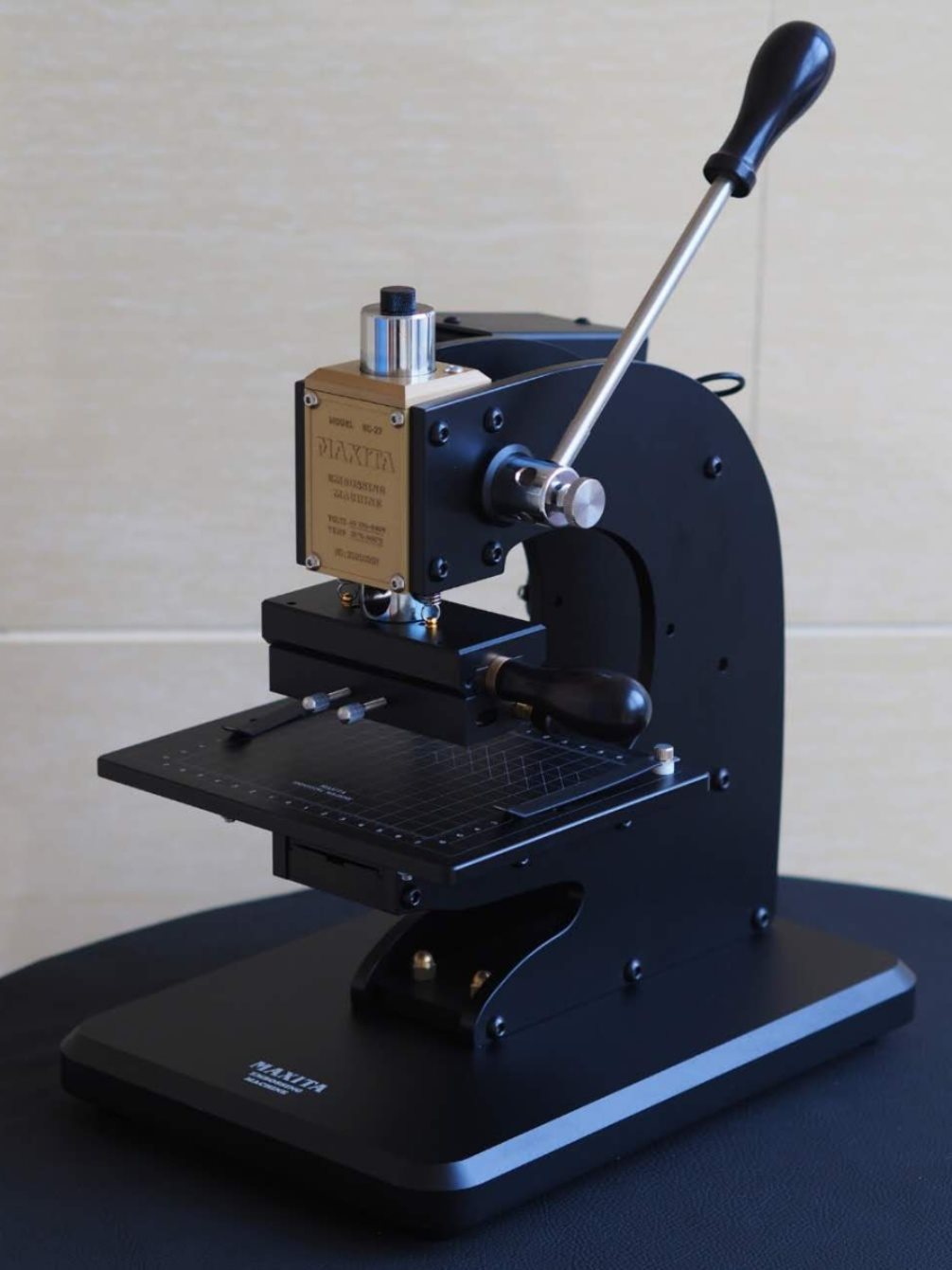 造具MAXITA 烫金机 logo铜模压印 名片皮革包装压痕机 手工皮具