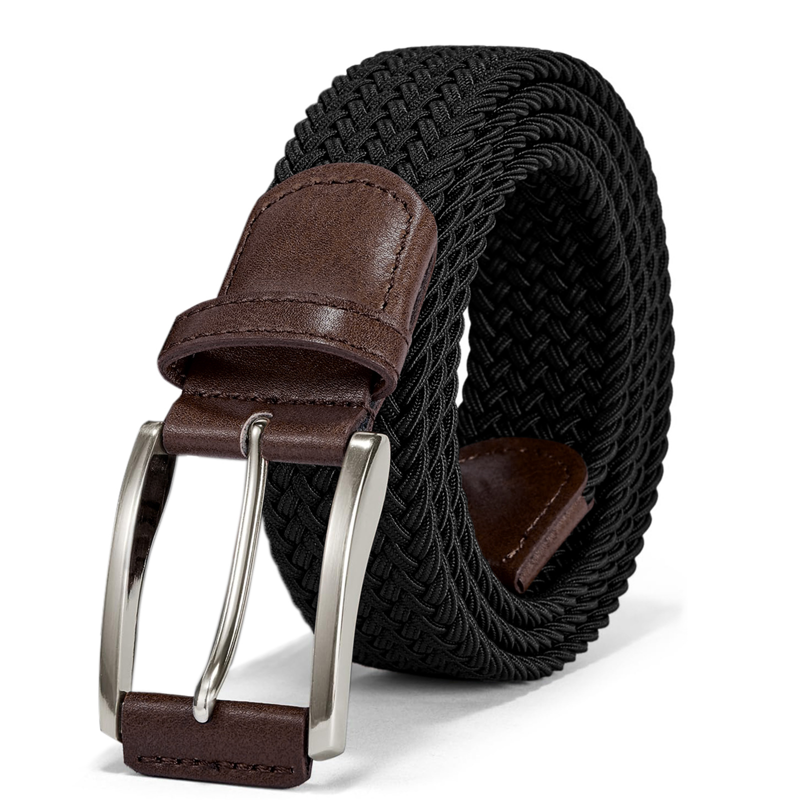 Amazon temu botón automático jeans cinturón hombre de negocios casual versátil pantalones simples para hombres de mediana edad