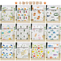 70g Thickened Printed Laundry Bag with Fine Mesh and Large Metal Zipper for Washing Clothes in Various Patterns Polyester Mesh Bag