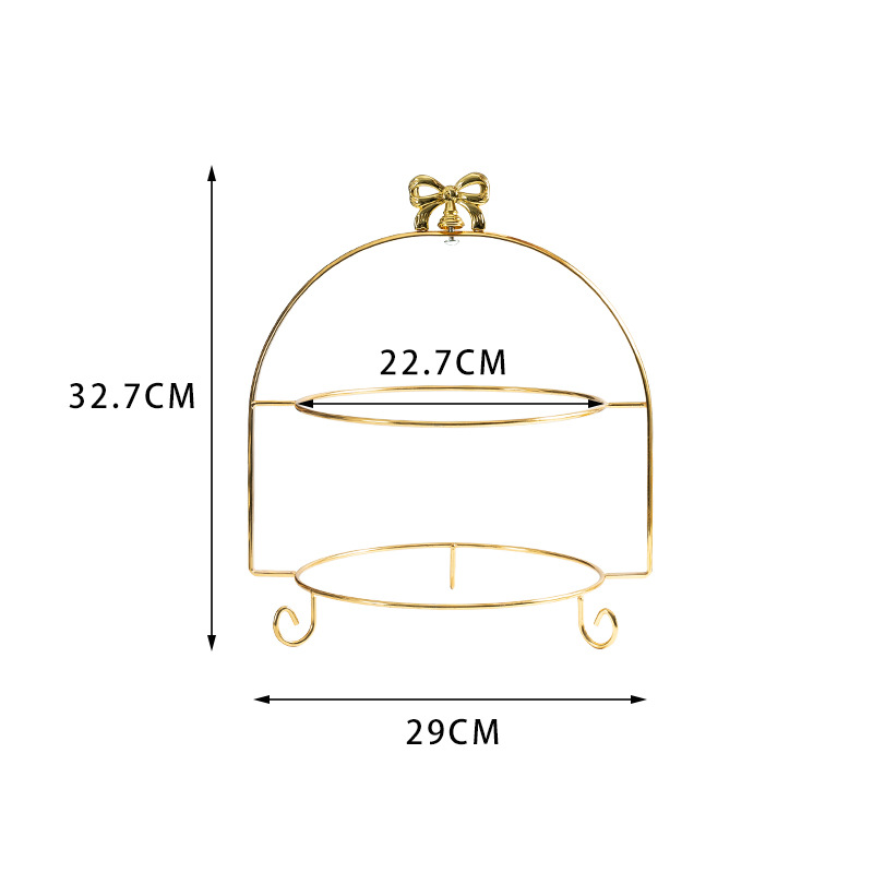 De estilo europeo chino y occidental comida cerámica postre merienda plato merienda té de la tarde japonés multiusos pastel de tres capas plato de fruta estante