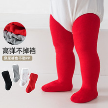 女儿童婴儿打底裤大PP宝宝加厚连裤袜秋冬季一体毛圈加厚保暖外穿