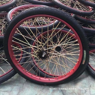 Construction Site Trolley Tire 26×21/2 Labor Car Solid Wheel Trolley Bucket Truck Frame Rickshaw Steel Rim
