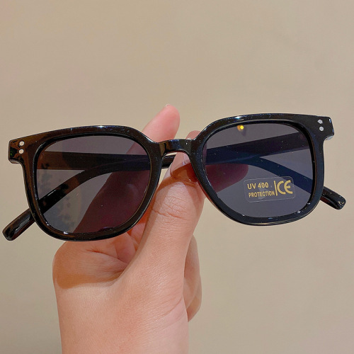 Children's glasses are trendy and fashionable, anti-UV, boys' sunglasses, girls' Internet celebrity personalized baby sunglasses, toddler sunshade