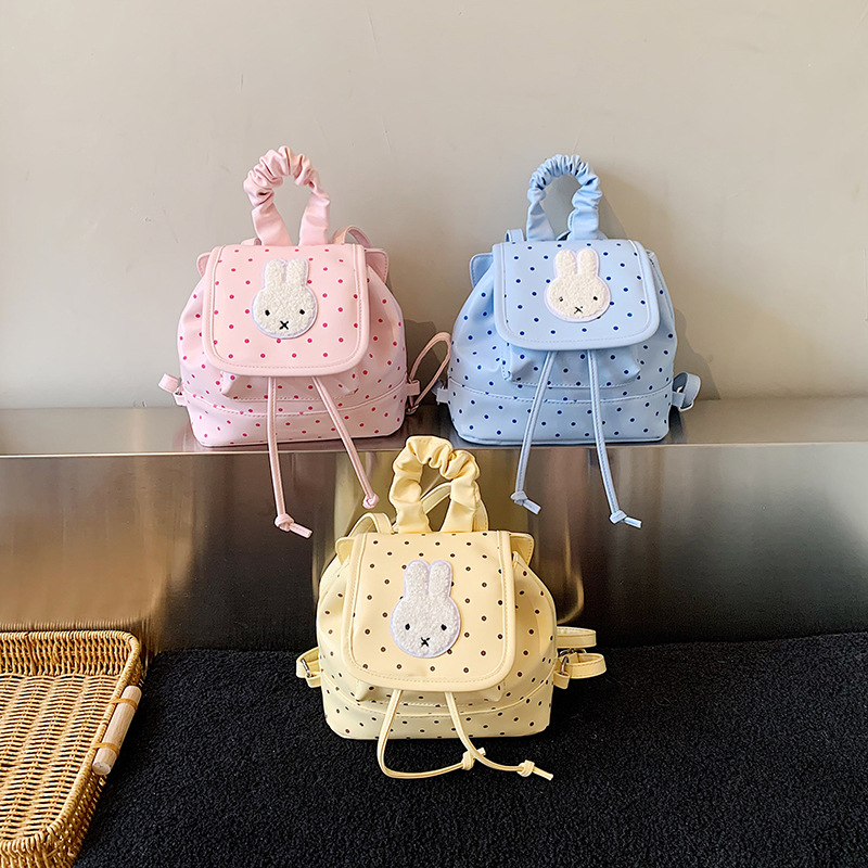 Conejo lindo, mochila para niños y niñas, diseño de moda, mochila portátil, mochila de viaje ligera para bebés