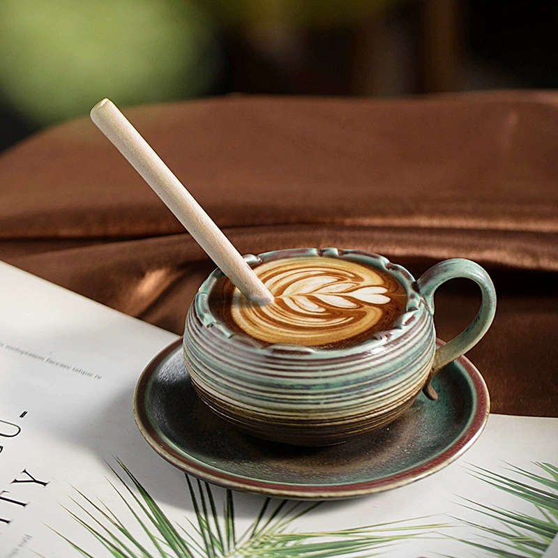 Retro coffee creative high quality set