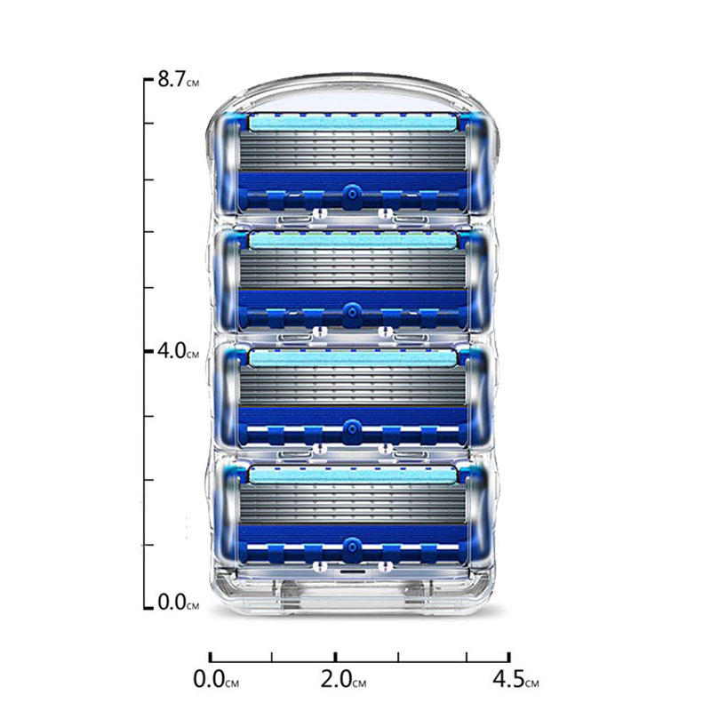 Hoja de afeitar manual de 5 capas al por mayor Hoja de afeitar de cinco capas Hoja de afeitar Hoja de afeitar Hoja de afeitar para hombres