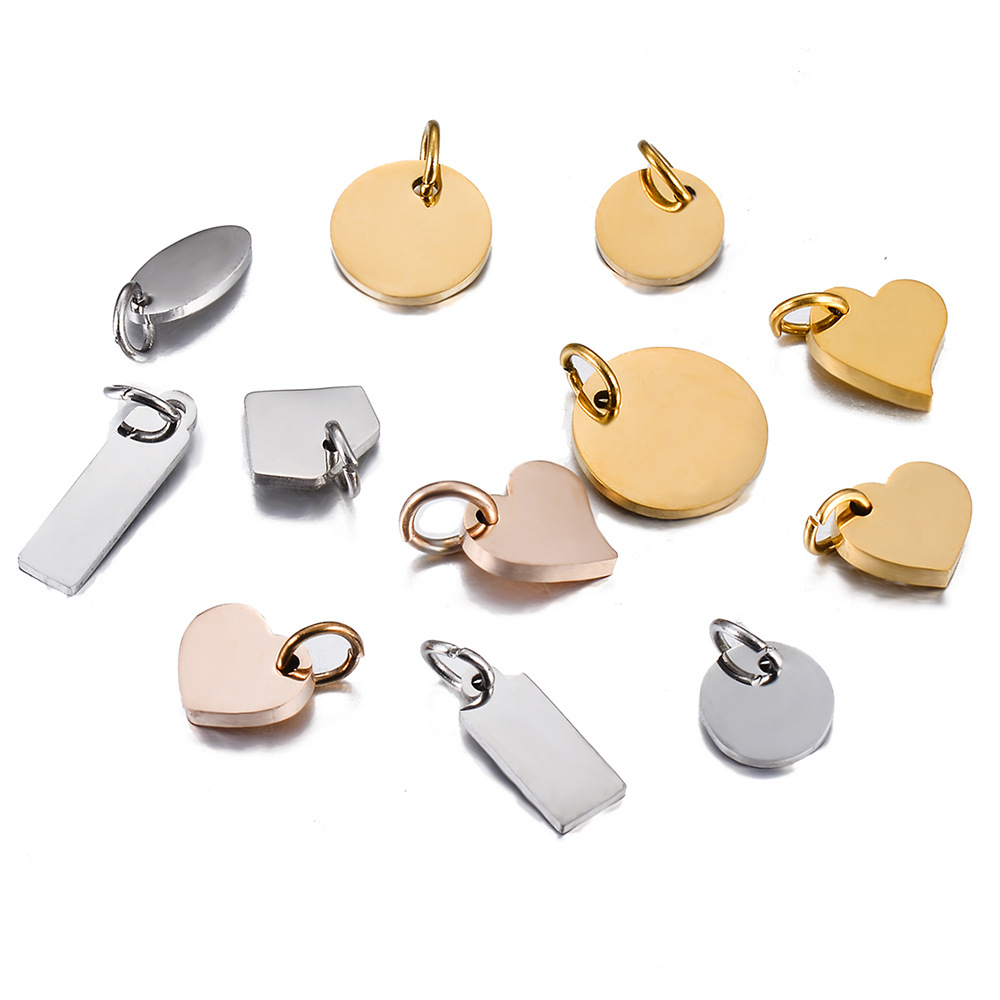 304 Stainless Steel Material 5 PCS/Package 304 Stainless Steel Solid Color Extension Chain