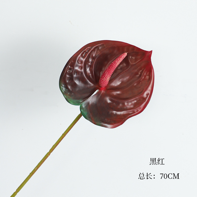 Siete colores cordier flores de Año Nuevo barril de bendición material de combinación impresión 3D mariposa orquídea de palma roja accesorios de flores de Año Nuevo material de arte floral