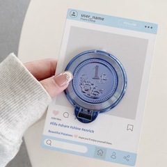 赚一个亿旋转解压陀螺手机壳支架设计手机背贴支架CD纹横竖两用
