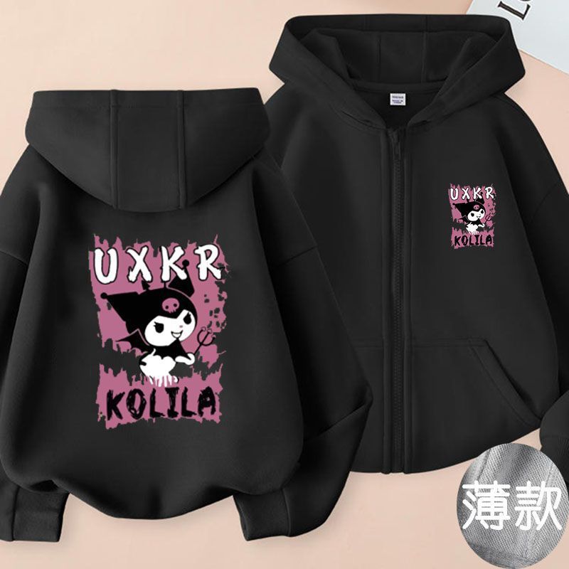 Coolomi cardigan abrigo de invierno forrado de lana de algodón para niños cremallera suéter con capucha de la niña madre-hija padre-hijo Top