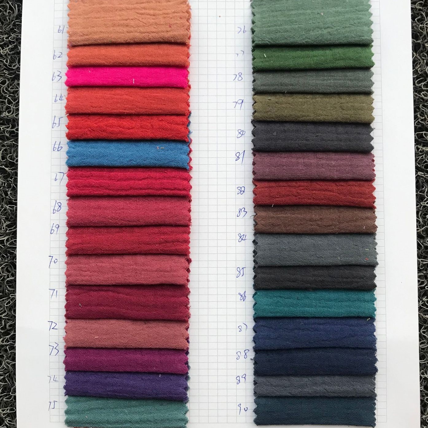 SFSY5003 al por mayor 100% algodón orgánico tulle tela de gaza doble ropa de bebé