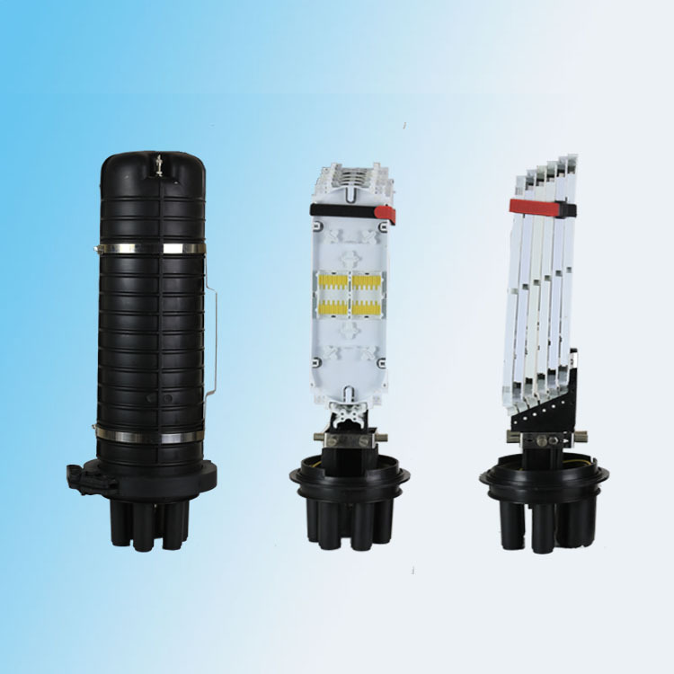 光缆接头盒144芯接续盒144芯 全新料光纤熔接光分防水