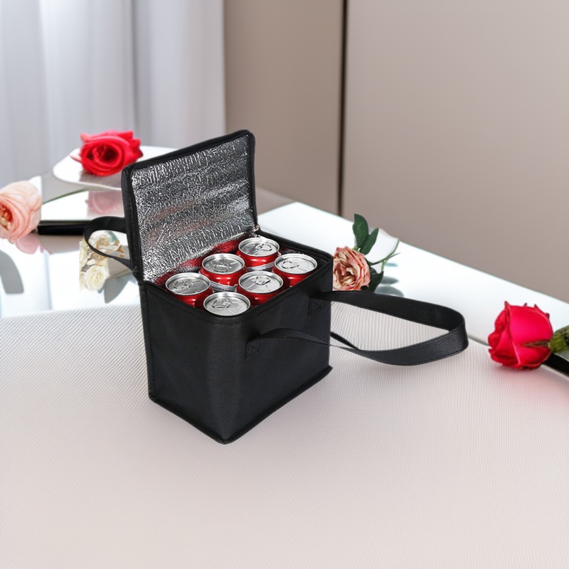 Cross-Border Ready-Made Non-Woven Insulated Bags, Portable Lunch Bags, Insulated Takeaway Bags, Outdoor Picnic Bags, Ice Packs, Fresh Food Wholesale