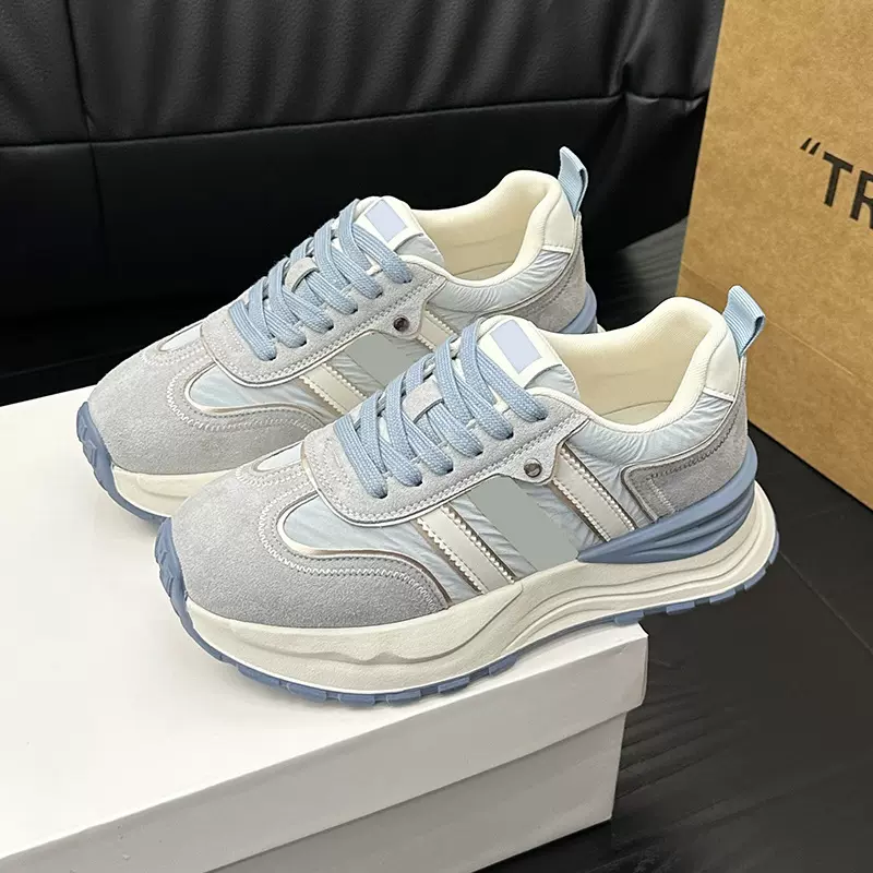 欧洲站网红老爹鞋女ins潮2025春季新款韩版时尚潮流厚底运动单鞋