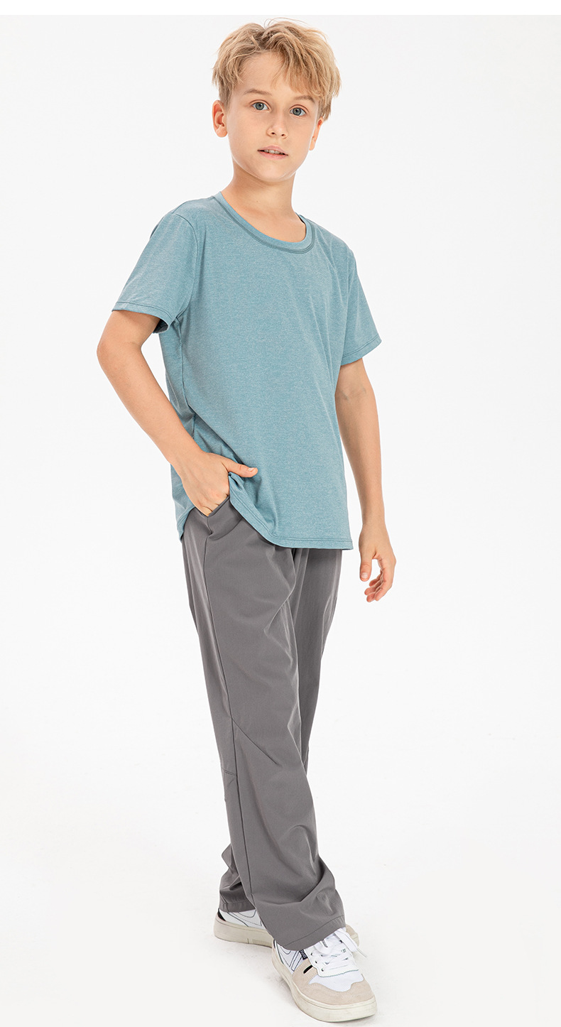 Fashion Solid Color Boys Pants display picture 2