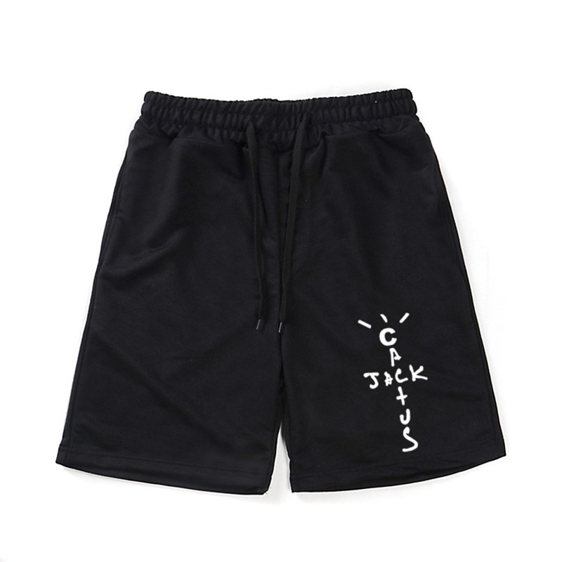 Travis Scott Cactus Jack Men's Summer Trendy Brand Breathable Casual Sports Shorts Fitness Men's Pants