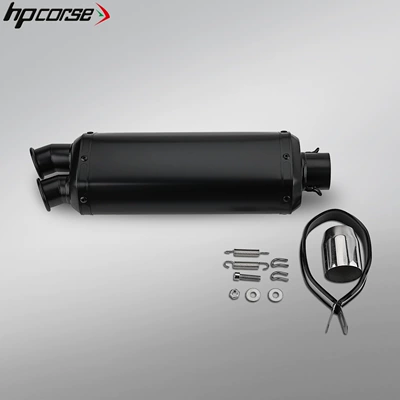 with silencer, stainless steel tail | Motorcycle exhaust pipe