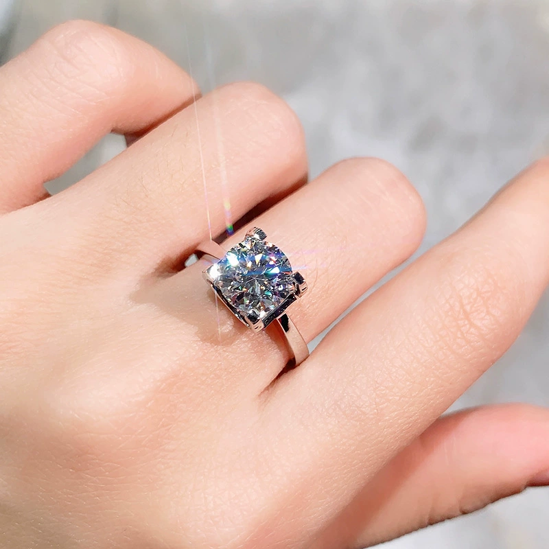 Wedding ring for beloved, 1 carat, Birthday gift