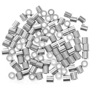 Aylifu 1\/8" Aluminum Wire Rope Sleeve Aluminum Crimping