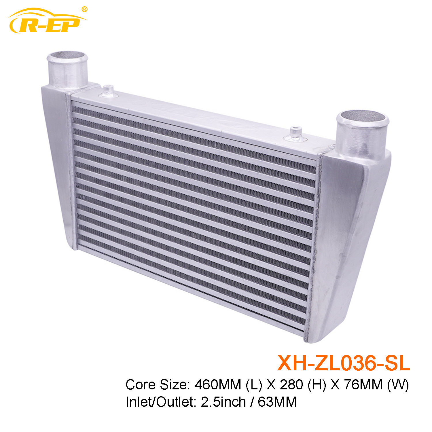 Car Intercooler Universal460x280x76 MM-65 MMRadiator Air Intake Turbo Modified Tube Type