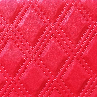 and Trunk Mats Material with Xpe: Car Carpet - red-burr-bottom