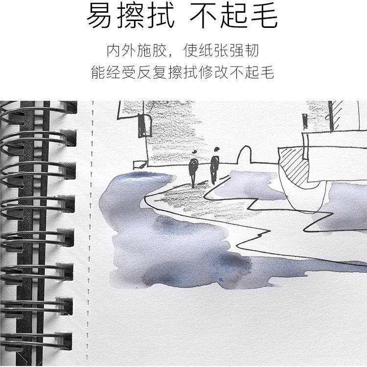 ウィンザー スケッチブック ハードサイド 170ga4/a5/a6 コイルは引き裂いて糸くずの出ない学生の絵画特別な創造的な絵画|undefined