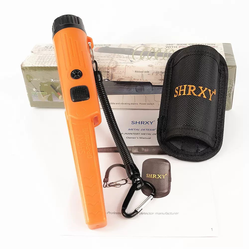 SHRXY手持指针金属探测器GPII探棒速卖通亚马逊可代帖标代发