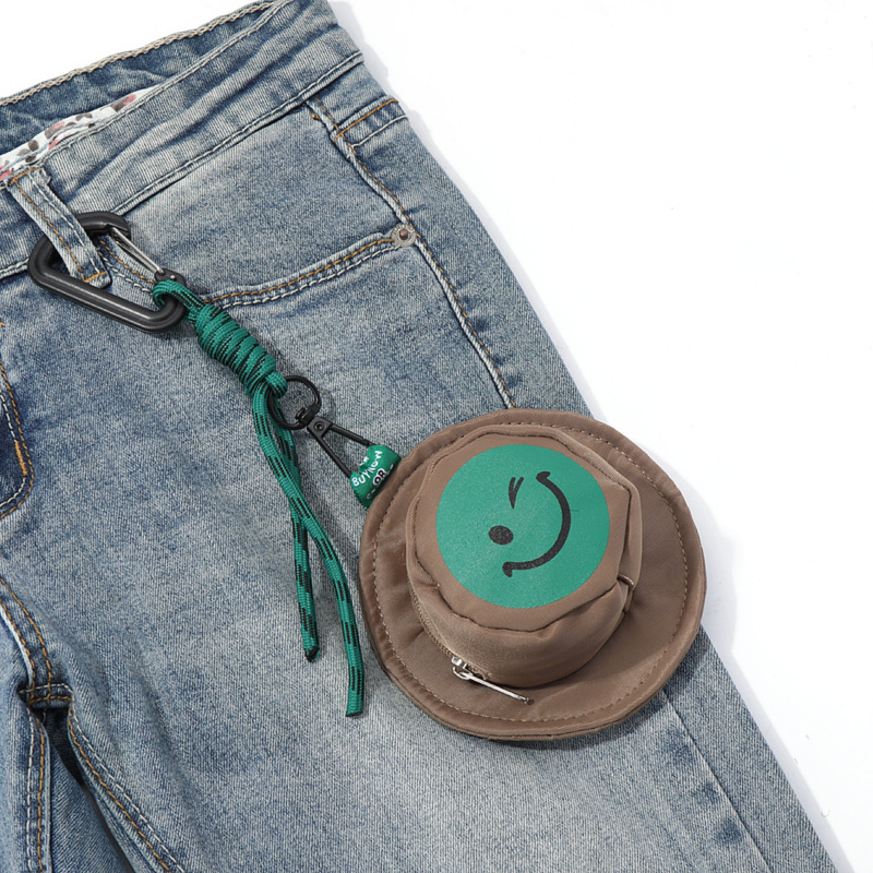 Unisex Smiley Face Polyester Zipper Coin Purses display picture 6