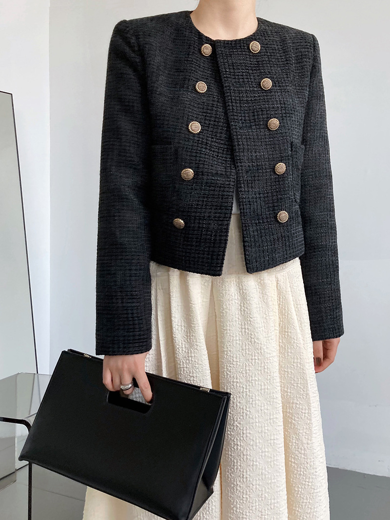 Double Breasted Short Chanel Coat - Coats & Jackets - Uniqistic.com
