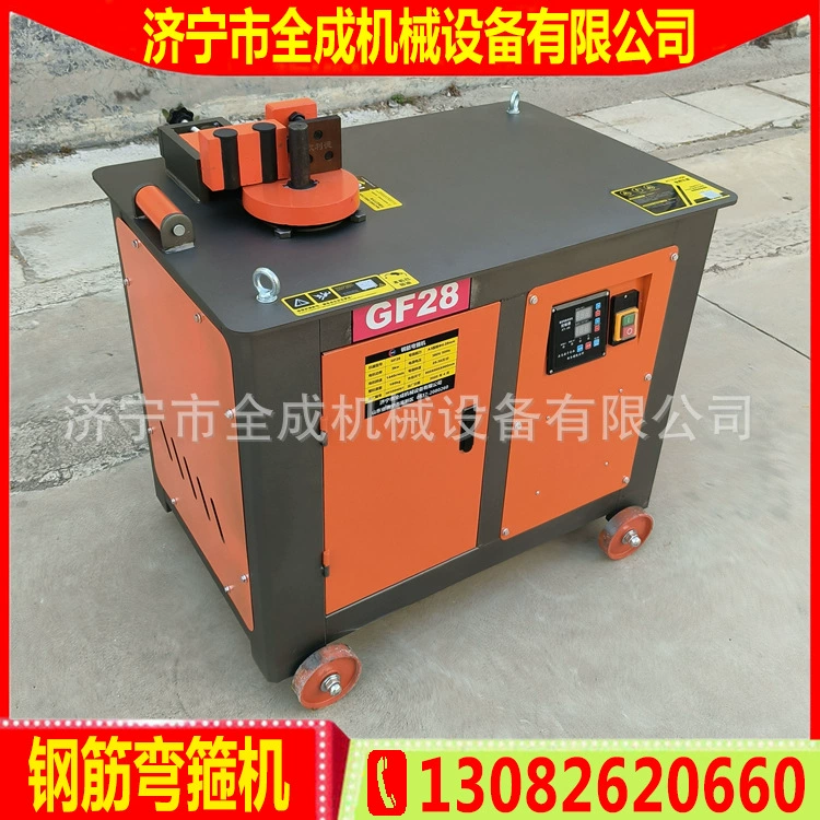 Цена на станок для гибки арматуры GF28 CNC, 3 кВт, электрический, для полной обработки арматуры в строительстве