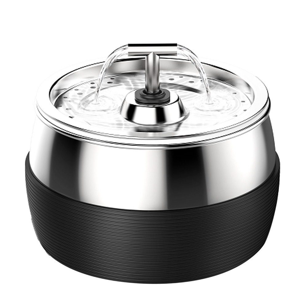Amazon de acero inoxidable inteligente para bebidas de mascotas 3.2L filtro de circulación automática de gran capacidad alimentador de agua para gatos y perros