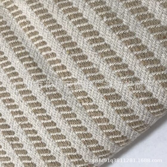 Yarn-dyed colorful striped jacquard cloth bag portable cloth bag casual cloth shoe material pillow fabric