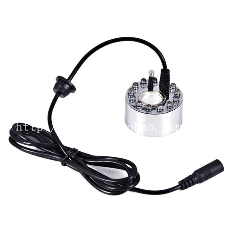 Cabeza de atomización gran volumen niebla atomizador humidificador aromaterapia oxígeno bar 20mm colorido 12 luces waterscape atomización bonsai Accesorios