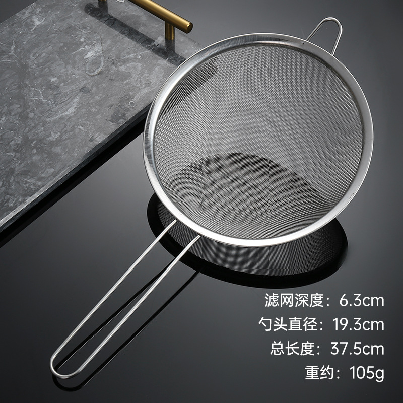 Colador de cocina del hogar colador grande de acero inoxidable para fideos