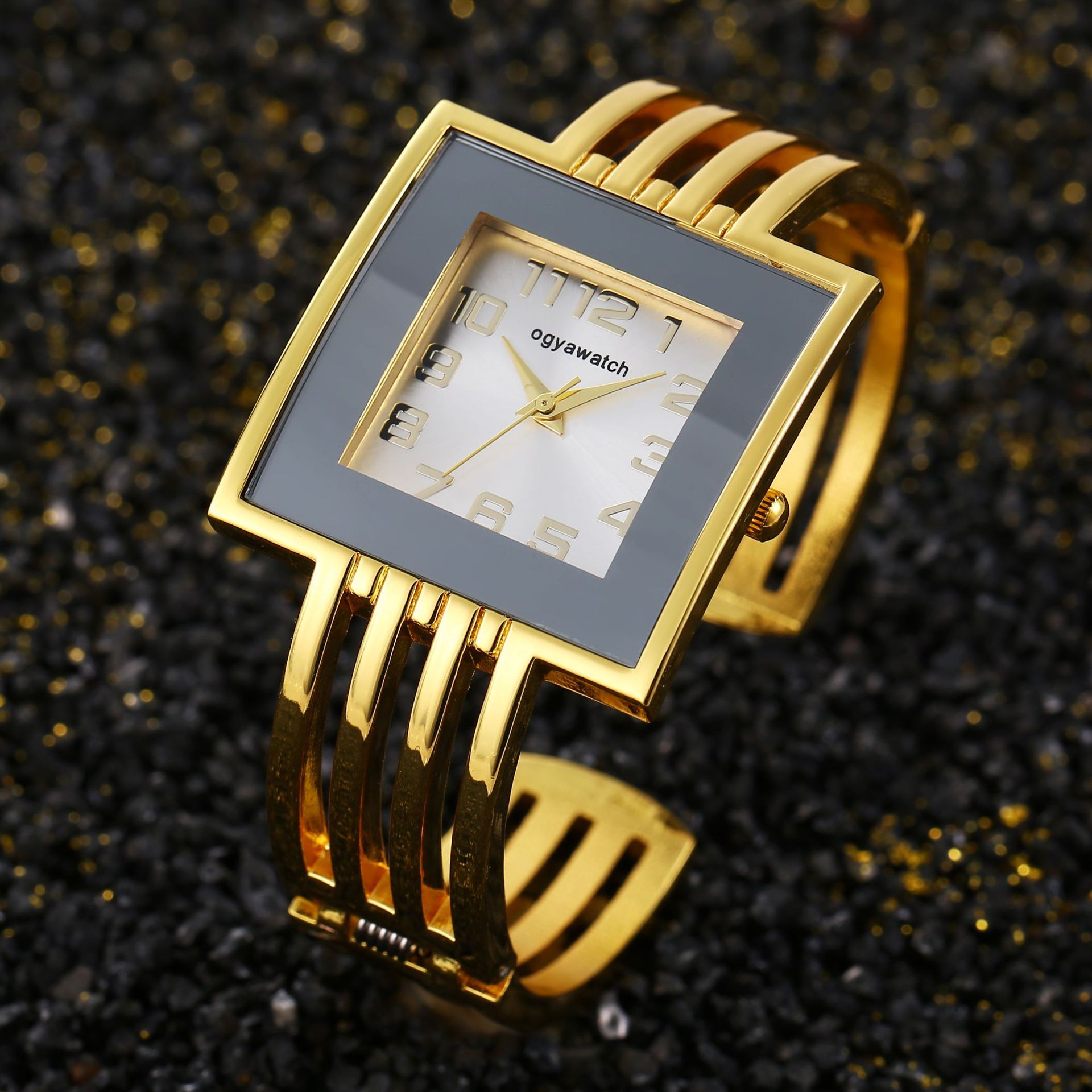 四方小表盘线条手镯表欧美热销跨境电商外贸现货批发货源外贸手表