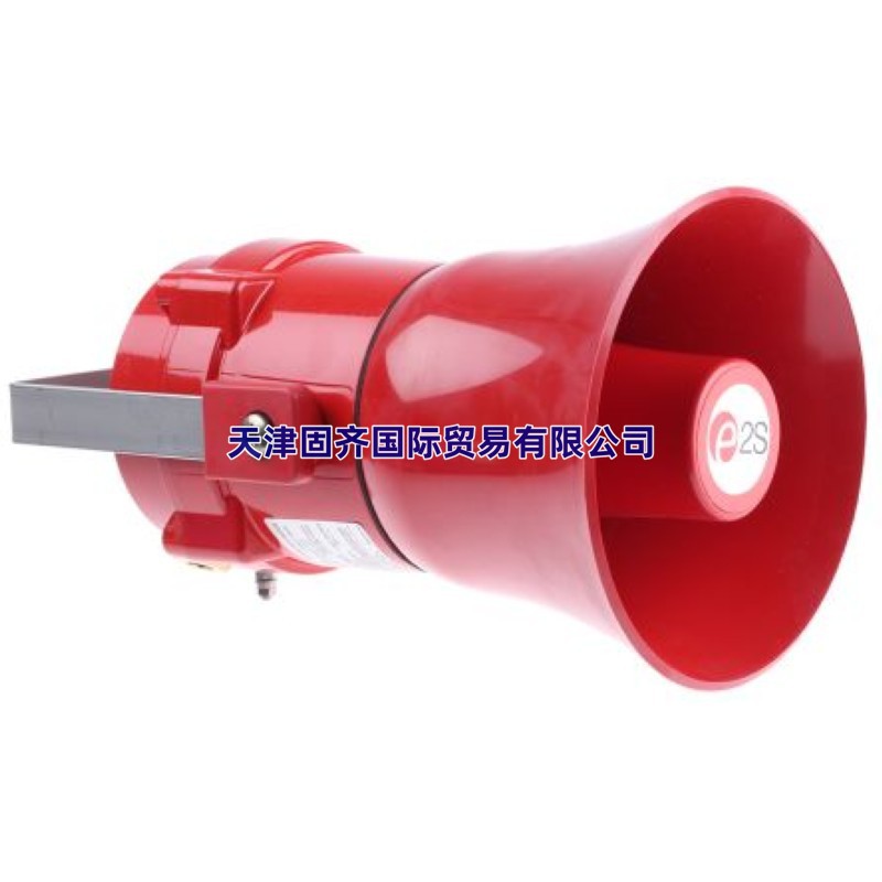 e2s BEXS110DFAC230AB1A1R电子报警器, 32音调, 230V交流, 红色